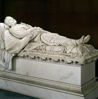 Chapelle funéraire des grands-ducs de Karlsruhe, tombeau du prince Ludwig Wilhelm; l'image: Staatliche Schlösser und Gärten Baden-Württemberg, Auteur inconnu
