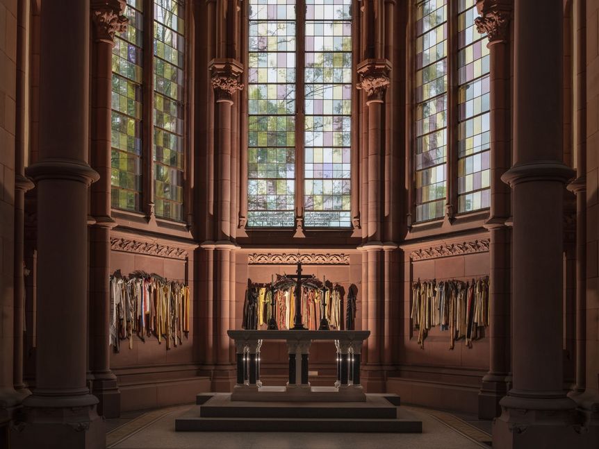 Großherzogliche Grabkapelle Karlsruhe, innen, Altar
