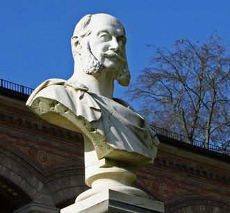 Bust of Emperor Wilhelm I in Baden-Baden