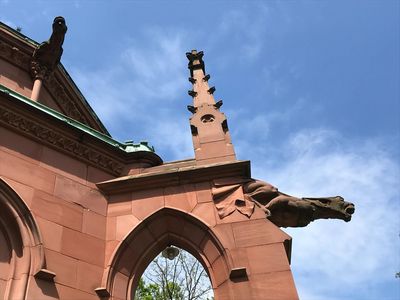 Großherzogliche Grabkapelle Karlsruhe, Wasserspeier; Foto: Staatliche Schlösser und Gärten Baden-Württemberg, Anja Stangl