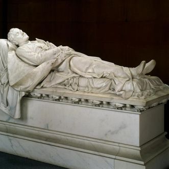 View of the tomb of Prince Ludwig Wilhelm in the Sepulchral Chapel of the Grand Duchy in Karlsruhe