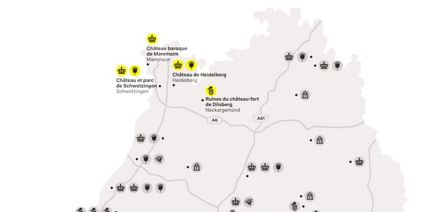Carte de région "Karlsruhe et sa Région"