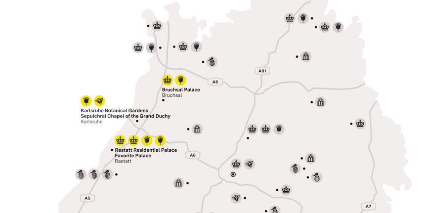 journey map "Karlsruhe & surrounding area"