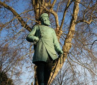 Memorial of Margrave Wilhelm von Hermann Volz, 1901, in Karlsruhe, Hans-Thoma-Strasse