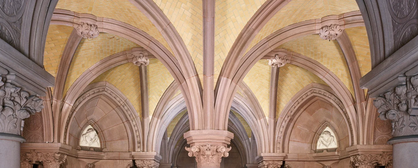 photo: Staatliche Schlösser und Gärten Baden-Württemberg, unknown The Sepulchral Chapel of the Grand Duchy, internal arches
